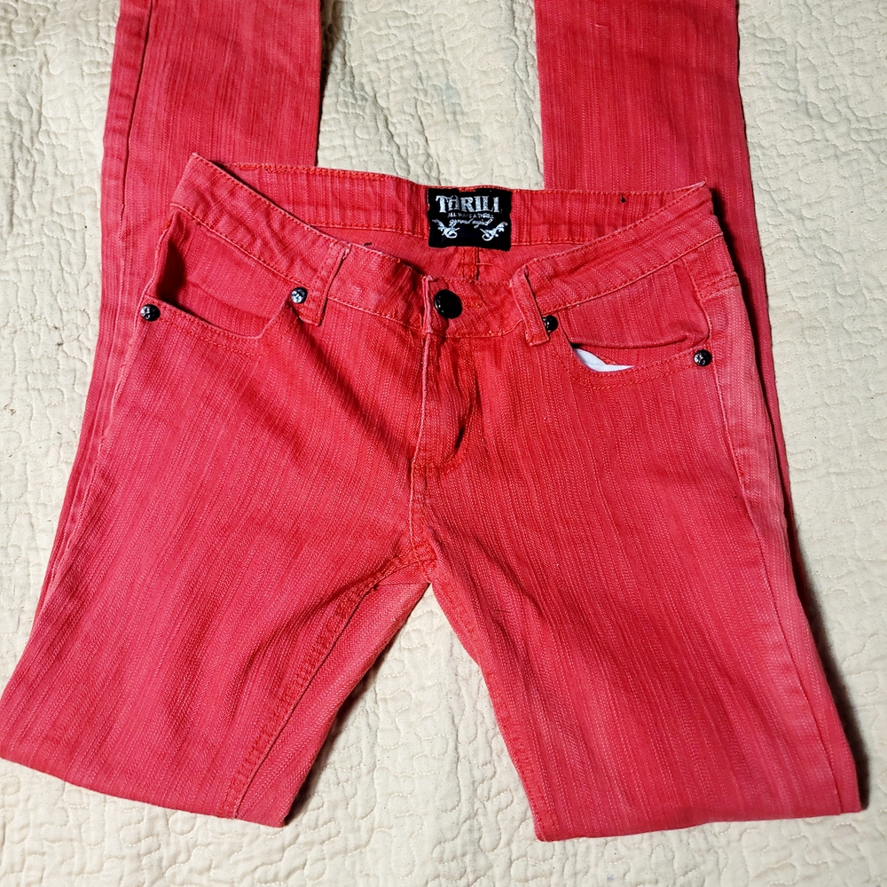 Thrill Women's Red Jeans